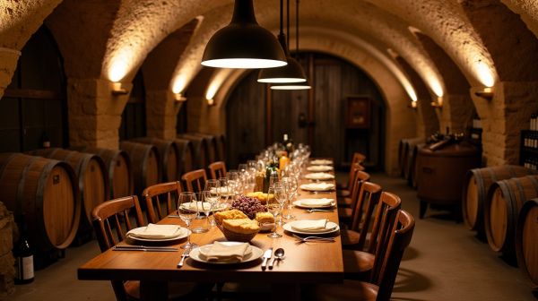 Visite et dégustation de vin au musée du vin Brotte à Châteauneuf-du-Pape